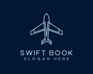 Booking - Airplane Travel Tour logo design