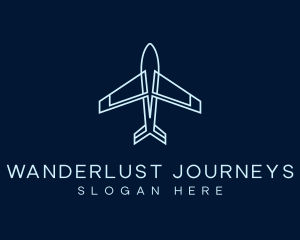 Airplane Travel Tour logo design