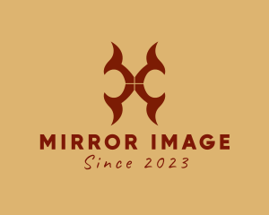 Reflection - Medieval Shield Pattern logo design