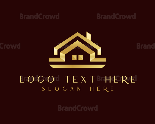 Roof Luxury Builder Logo