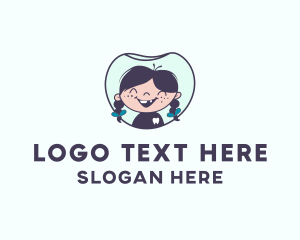 Hygiene - Tooth Girl Dental logo design