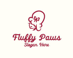 Fluffy - Lady Hair Salon logo design