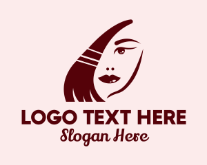 Beauty Vlogger - Modern Hair & Makeup logo design