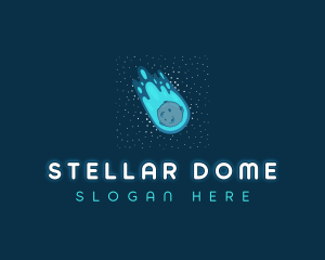 Planetarium - Meteor Comet Star logo design