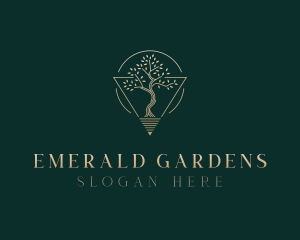 Elegant Tree Gardening logo design