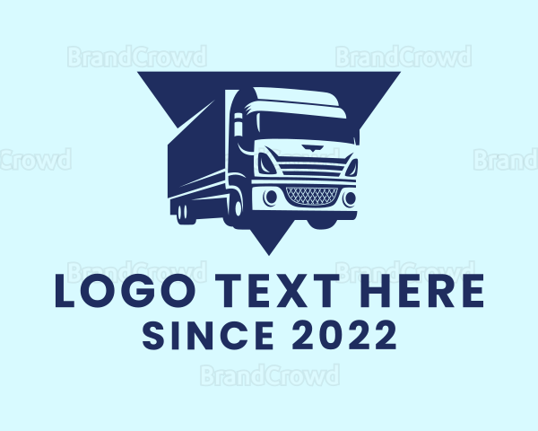 Transport Delivery Truck Logo