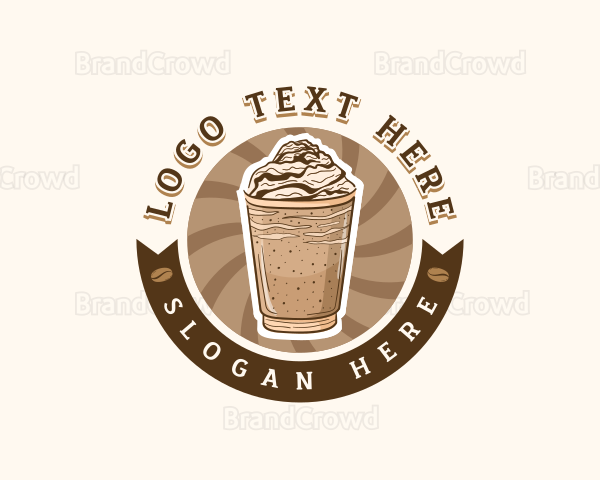 Coffee Frappe Cafe Logo