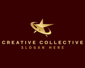 Star Media Orbit Creative logo design