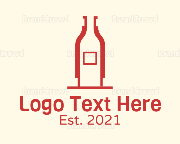 Wine Cellar Bottle Logo