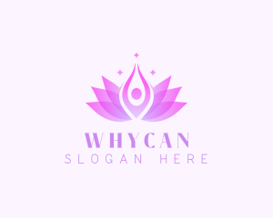 Meditation Lotus Yoga Logo