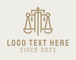 Justice - Brown Royal Law Firm logo design