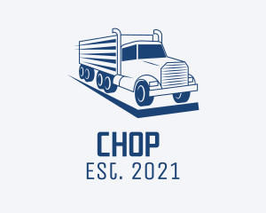 Trailer - Cargo Truck Distrubition logo design