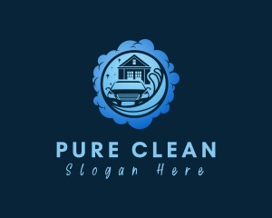 Car House Cleaning  logo design