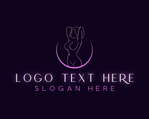 Lady - Sexy Woman Boutique logo design