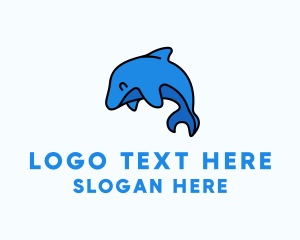 Blue Dolphin Water Park Logo