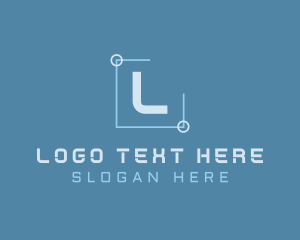 Computer - Geometry Modern Technology logo design