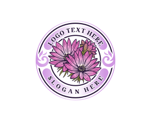 Flower Garden Bloom Logo