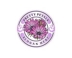 Flower Garden Bloom logo design