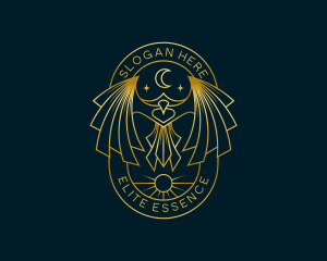 Cosmic - Eagle Falcon Royalty Wings logo design