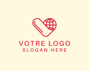 Red - Global Care Organization logo design