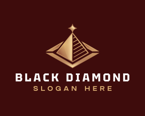 Luxury Diamond Pyramid logo design