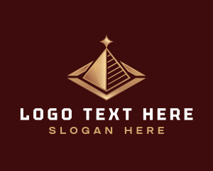 Diamond - Luxury Diamond Pyramid logo design