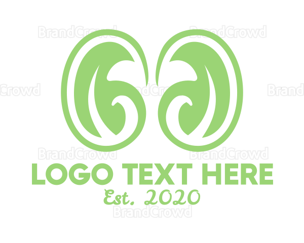 Green Organic Beans Logo