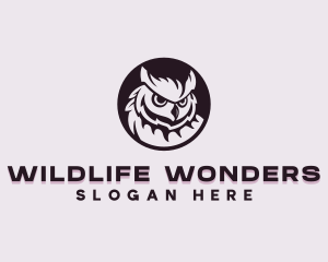 Wildlife Owl Aviary logo design