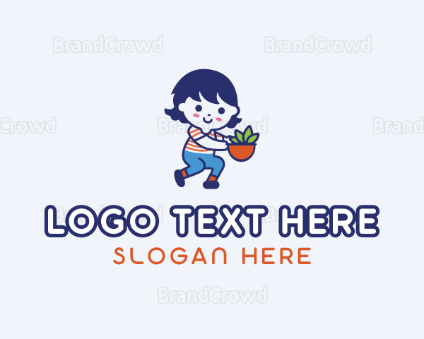 Salad Vegan Girl Logo