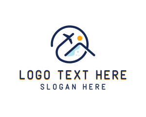 Freight - Mountain Airline Forwarding logo design