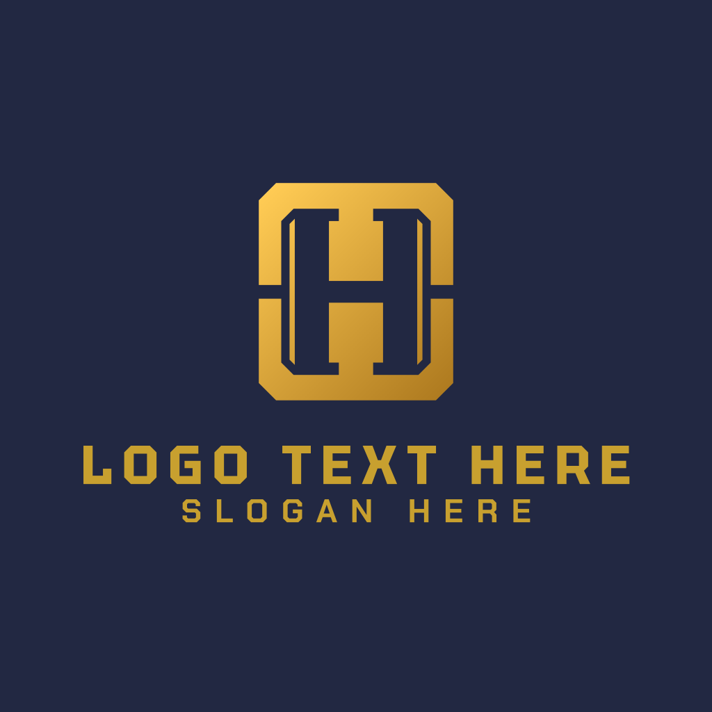 Gold Luxury Letter H Logo | BrandCrowd Logo Maker