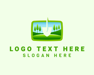Ecology - Garden Shovel Yard logo design