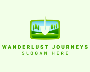 Planting - Garden Shovel Yard logo design
