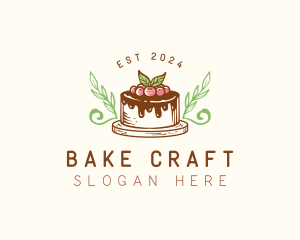 Sweet Cake Fruit Tart  logo design