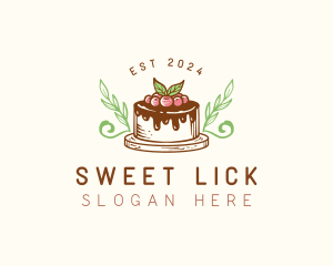 Sweet Cake Fruit Tart  logo design