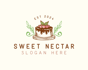 Sweet Cake Fruit Tart  logo design