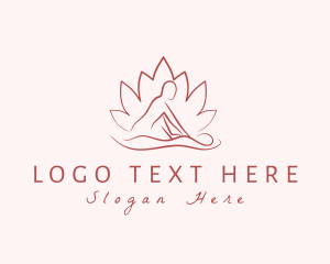 Self Care - Lotus Body Relaxation Massage logo design