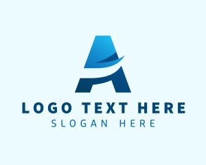 Advertising - Advertising Professional Wing Letter A logo design