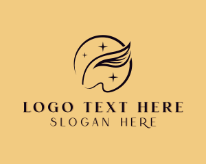 Blog - Sparkling Feather Pen logo design