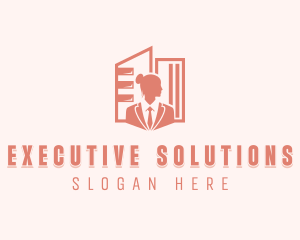 Executive Manager Woman logo design