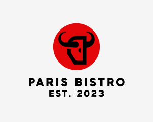 Bull Steak Restaurant  logo design