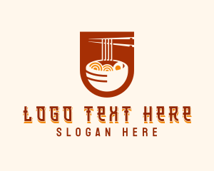 Garnish - Asian Ramen Cuisine logo design