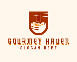 Asian Ramen Cuisine logo design