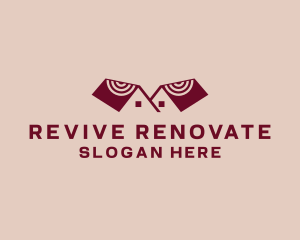 Renovate - House Roofing Renovation logo design