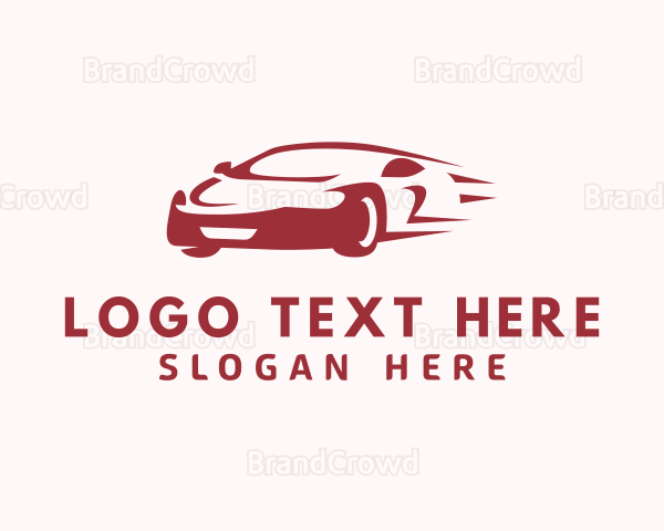 Sedan Car Racing Logo