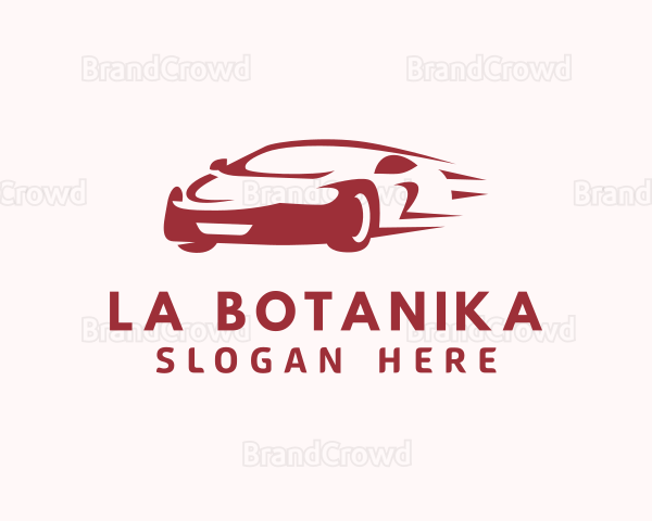 Sedan Car Racing Logo