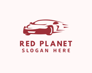 Sedan Car Racing logo design