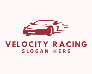 Sedan Car Racing logo design