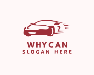 Racecar - Sedan Car Racing logo design