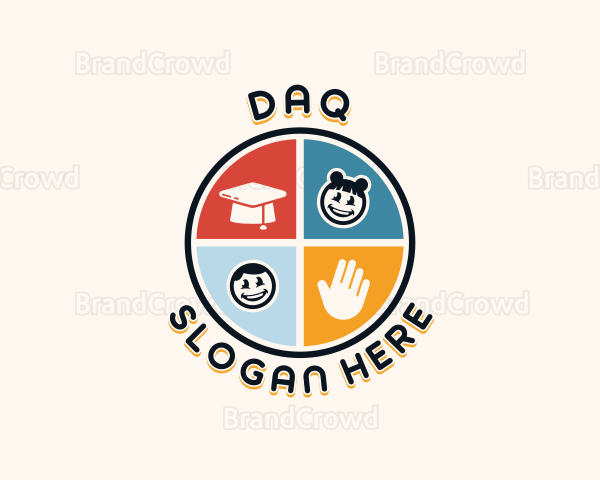 Preschool Kindergarten Daycare Logo